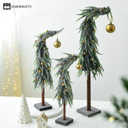 Crooked Neck Christmas Desktop Ornament