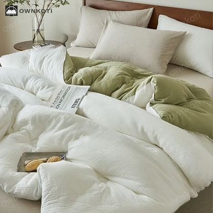 Solid Color Soft Winter Comforter