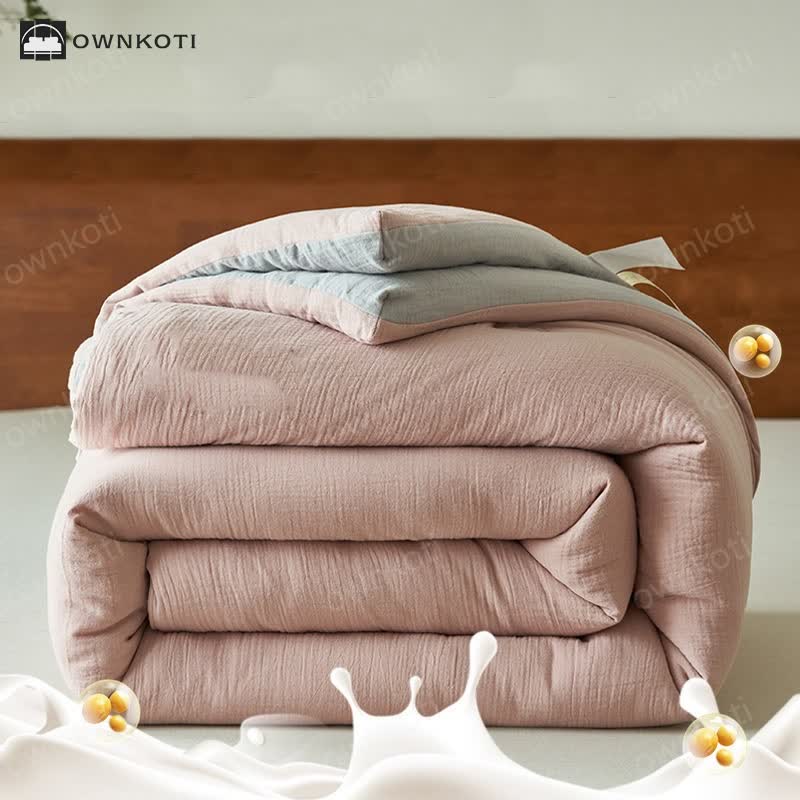 Solid Color Soft Winter Comforter