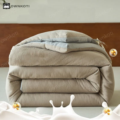 Solid Color Soft Winter Comforter