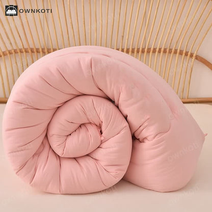 Solid Color Soft Reversible Comforter