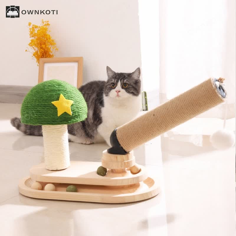 Anti-scratch Column Turntable Pet Supply