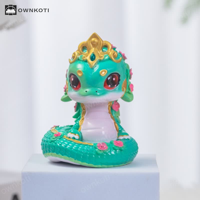 Year of the Snake Mascot Resin Ornament