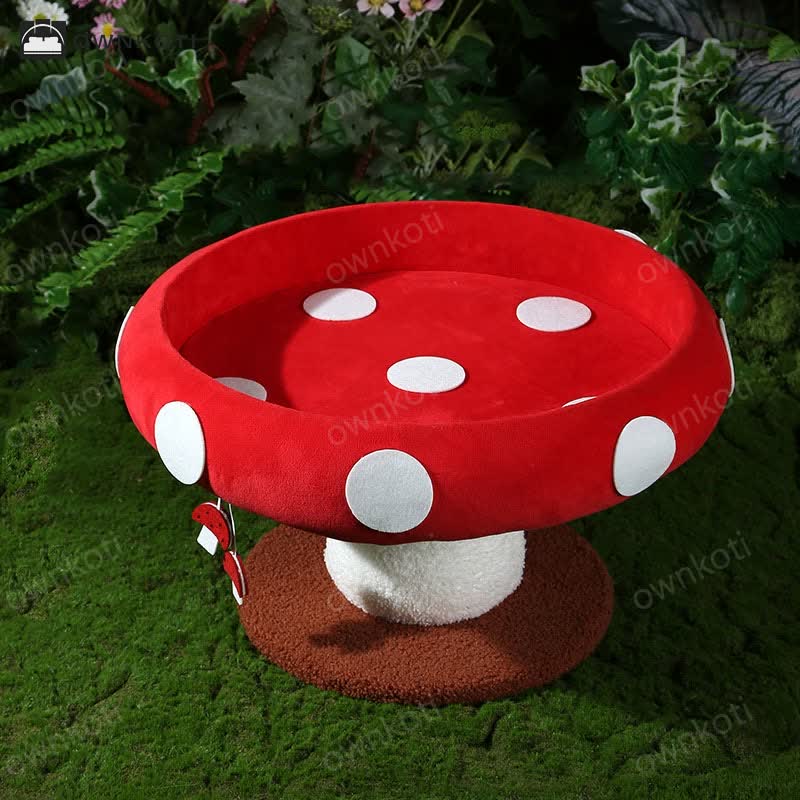 Thickened Warm Mushroom Cat House