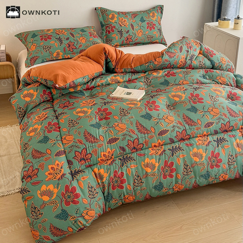 Breathable Floral Warm Winter Quilt