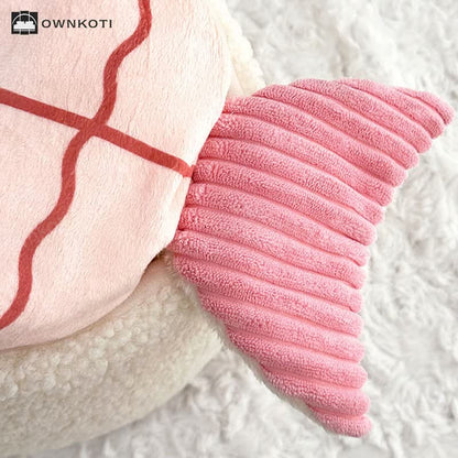 Sushi Shaped Warm Fleece Pet Bed