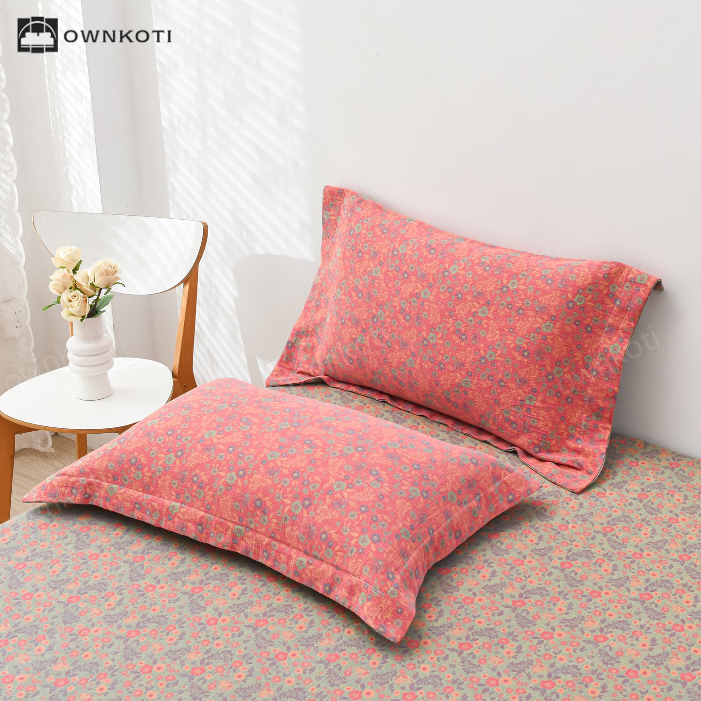 Pastoral Cotton Duvet Cover Bedding Set (4PCS)