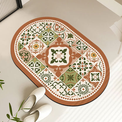 Vintage Diatom Mud Water-absorbent Bath Mat