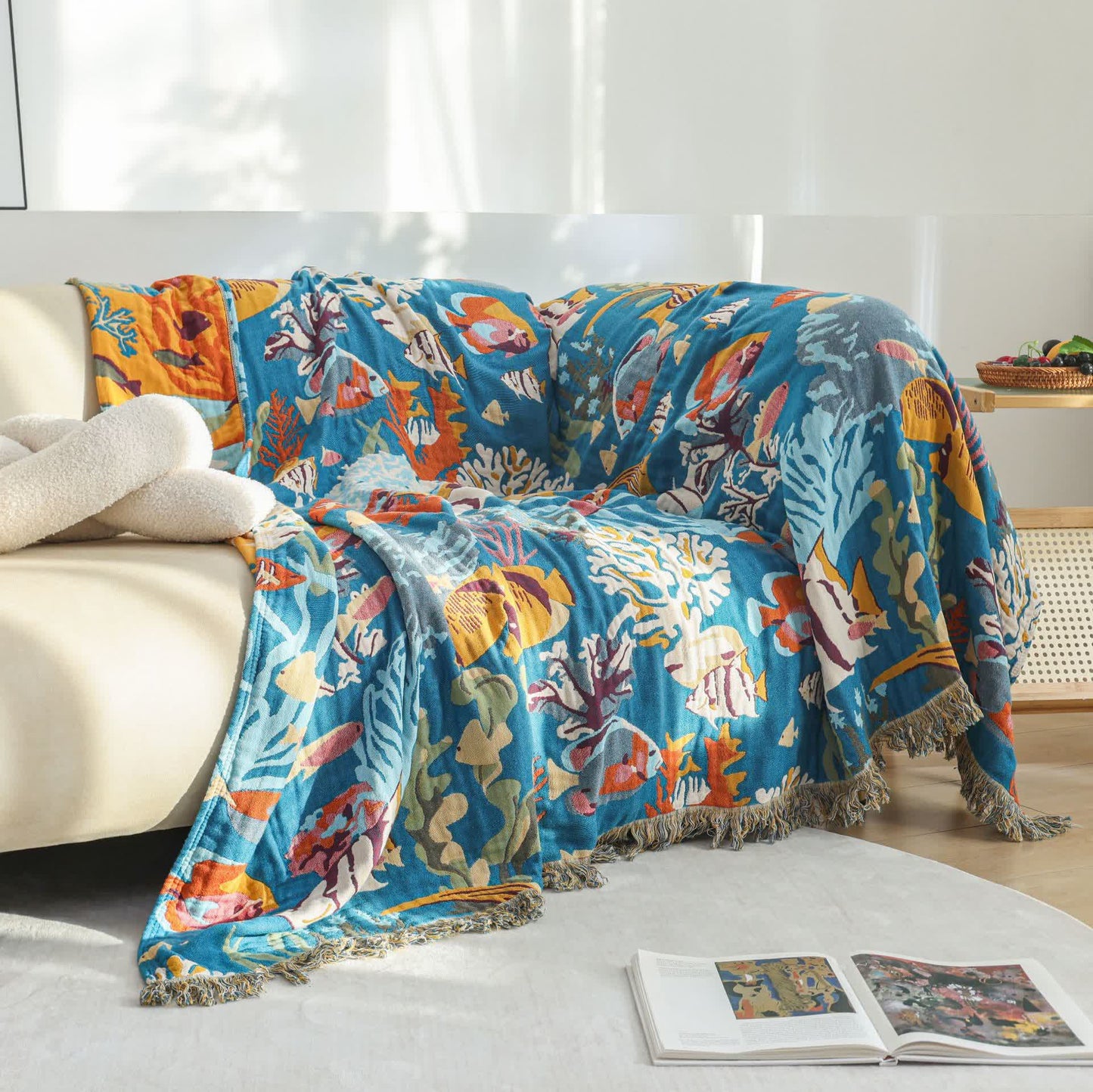 Underwater World Cotton Gauze Blanket
