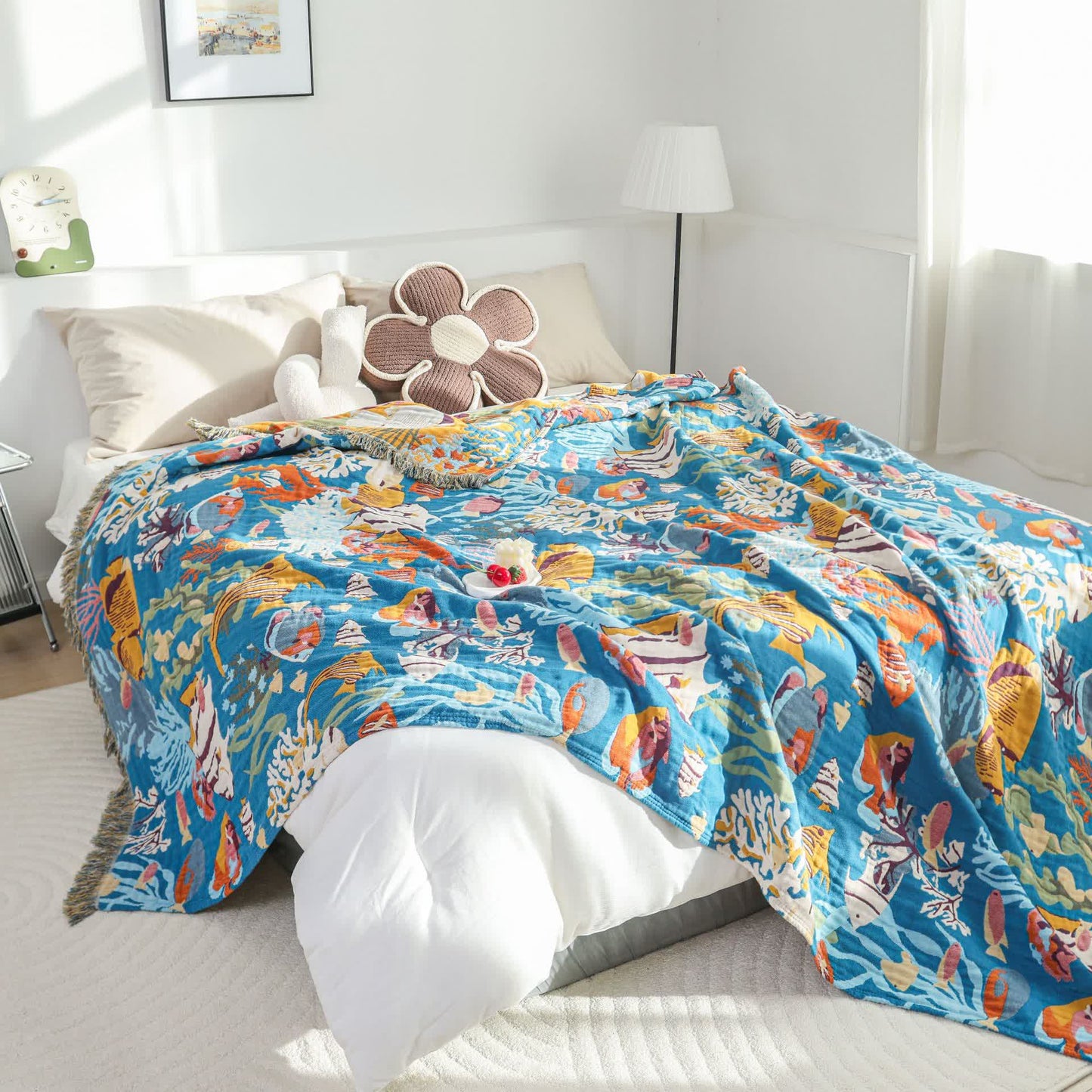 Underwater World Cotton Gauze Blanket