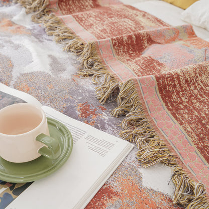 Blooming Flower Reversible Cotton Gauze Quilt