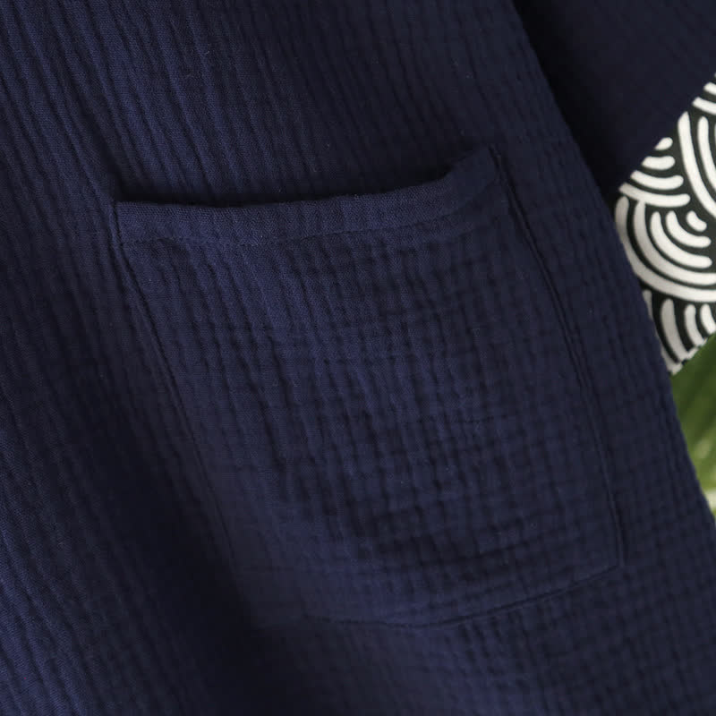 Neutral Kimono Cotton  Gauze Pajama Set - image 10