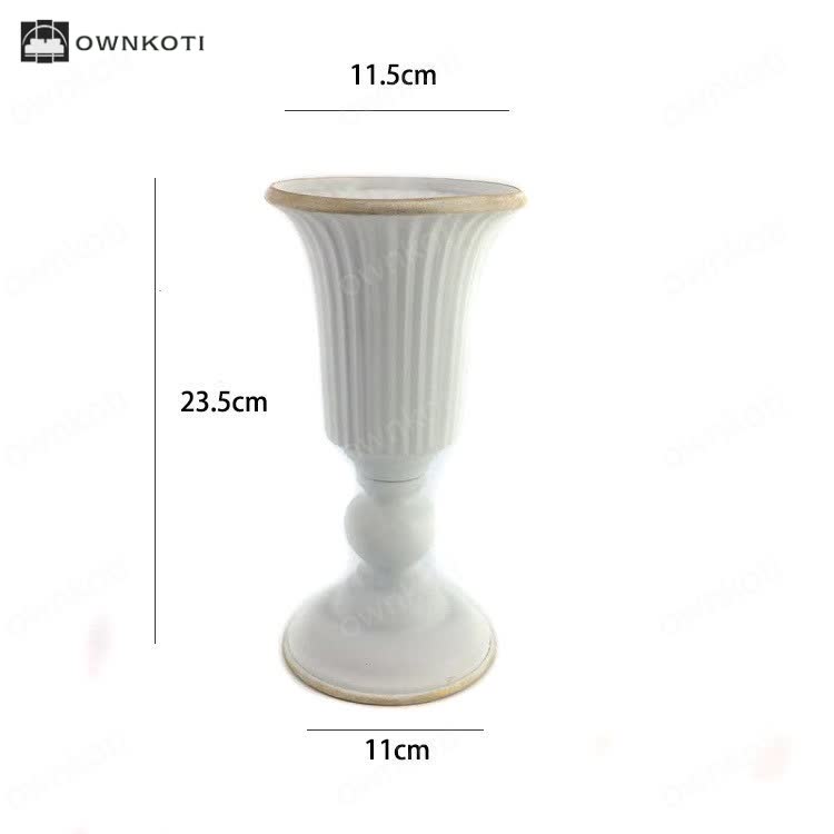 Retro Iron Home Decor Dried Flower Vase