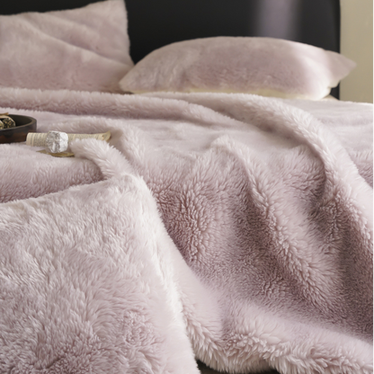 Solid Color Double-sided Fleece Blanket