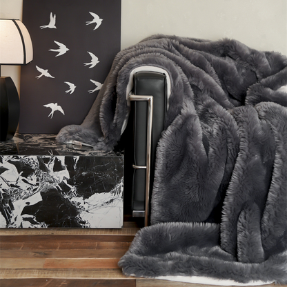 Solid Color Double-sided Fleece Blanket