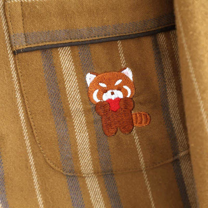 Brushed Cotton Striped Pajama Set - image 3