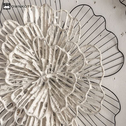Vintage Iron Sunflower Wall Hanging Decor