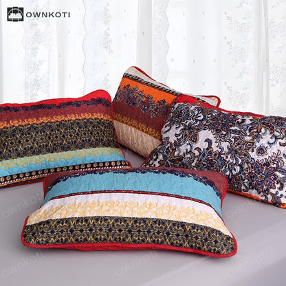 Bohemian Quilted Soft Coverlet Bedding Set(3PCS)