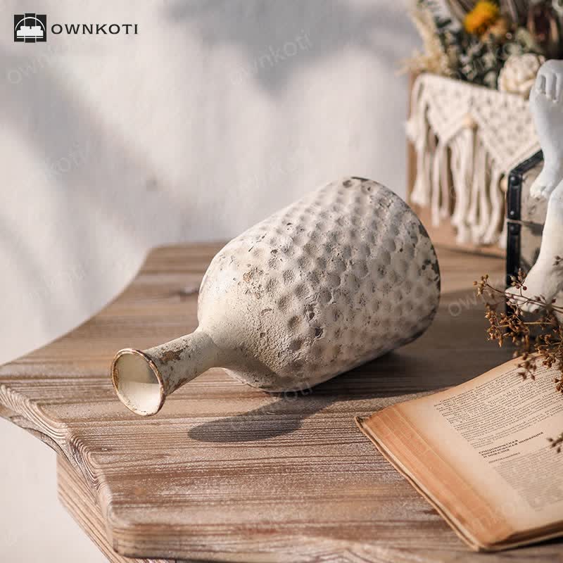 Home Decor Retro Old Iron Vase Ornament