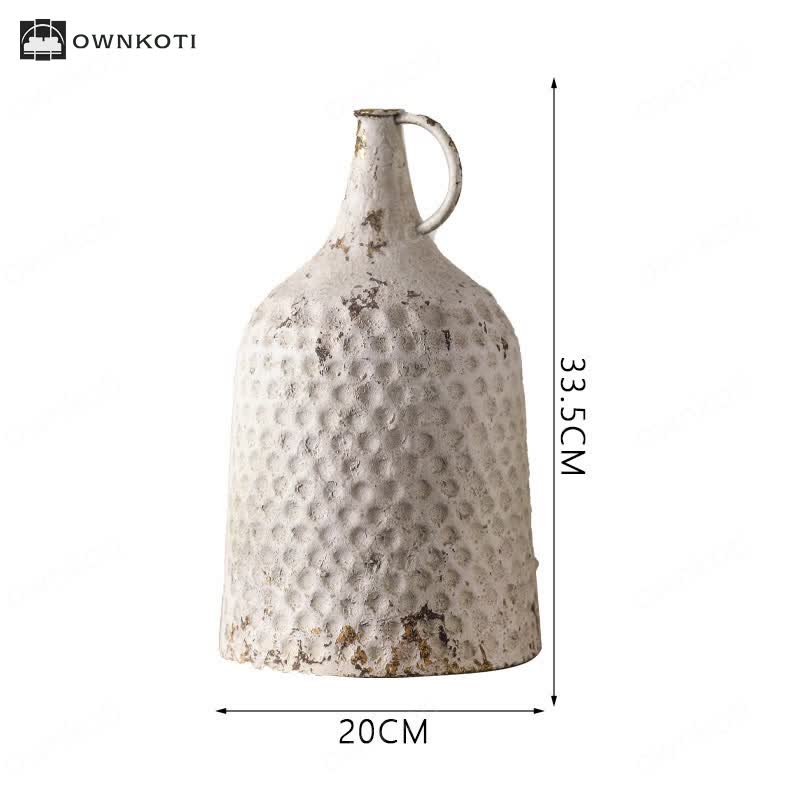 Home Decor Retro Old Iron Vase Ornament
