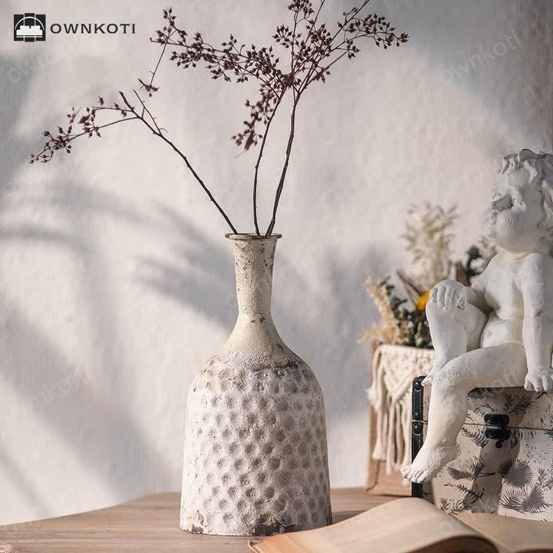 Home Decor Retro Old Iron Vase Ornament
