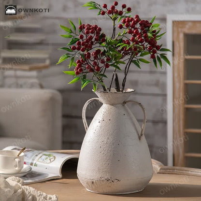 Retro Rural Flower Vase Decorative Ornament