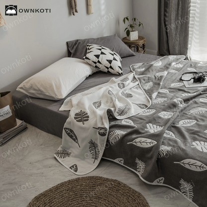 Simple Six Layers Cotton Gauze Lightweight Quilt