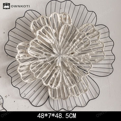 Vintage Iron Sunflower Wall Hanging Decor