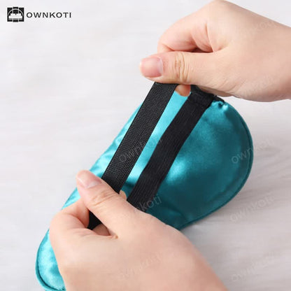 Star Imitation Silk Sleep Eye Mask