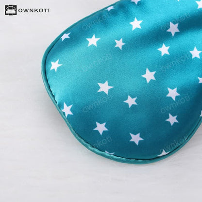 Star Imitation Silk Sleep Eye Mask