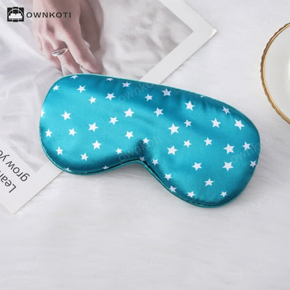 Star Imitation Silk Sleep Eye Mask