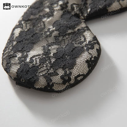 Elegant Lace Flower Eye Mask