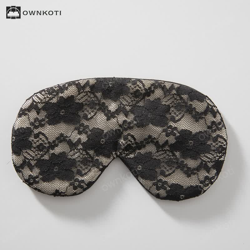 Elegant Lace Flower Eye Mask