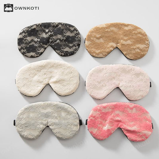 Elegant Lace Flower Eye Mask