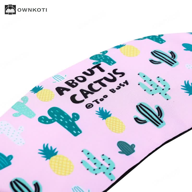 Creative Cartoon Cactus Blackout Eye Mask