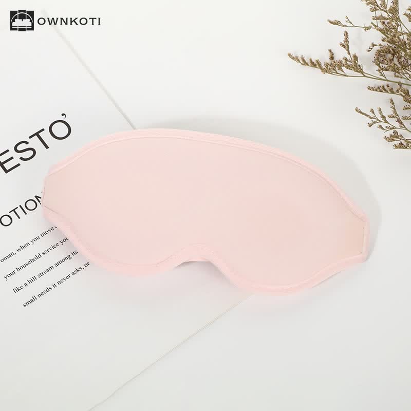 3D Solid Color Blackout Sleep Eye Mask