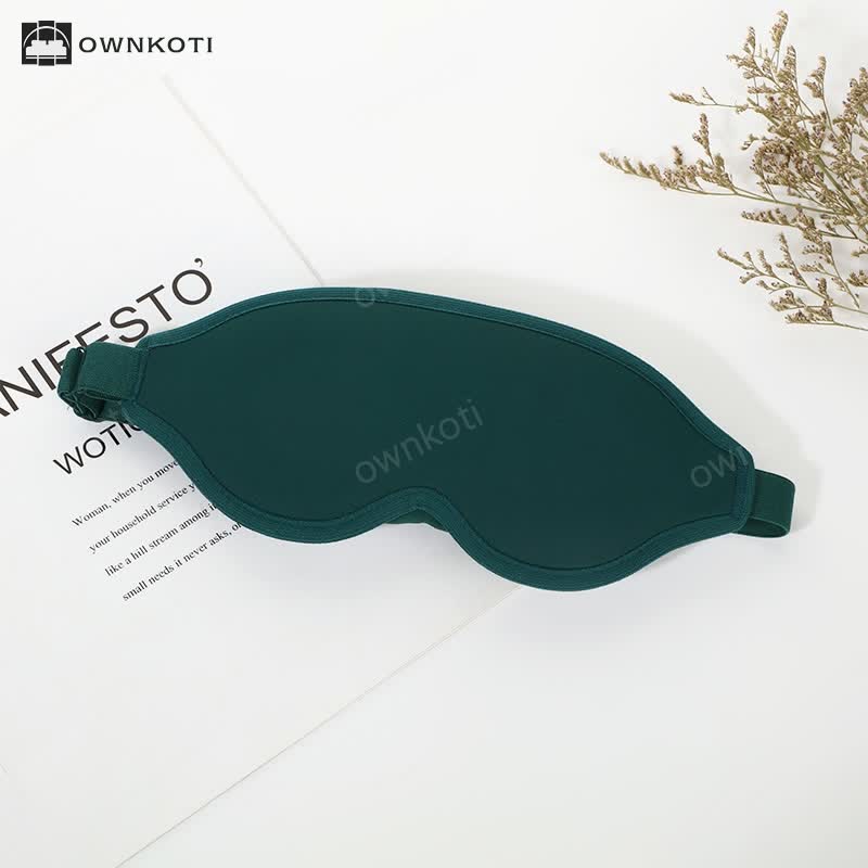 3D Solid Color Blackout Sleep Eye Mask