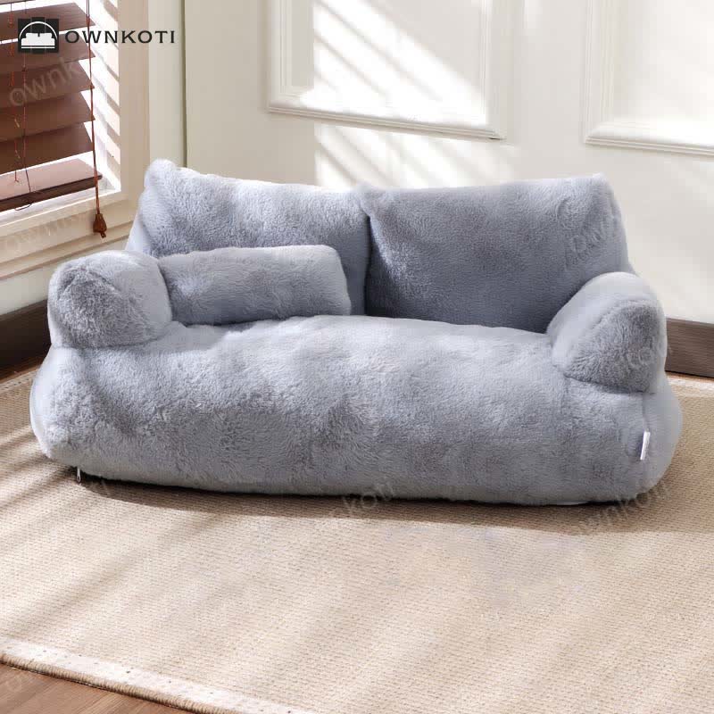 Fluffy Removable Washable Pet Sofa Bed