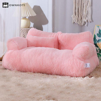 Fluffy Removable Washable Pet Sofa Bed