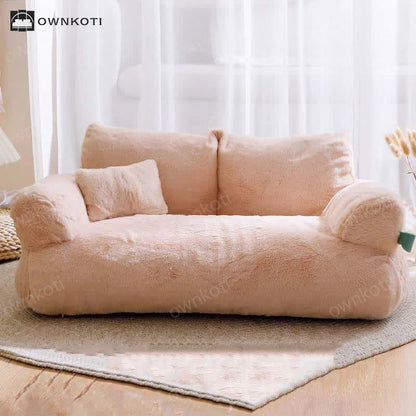 Fluffy Removable Washable Pet Sofa Bed