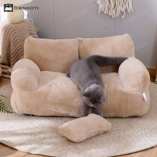 Fluffy Removable Washable Pet Sofa Bed