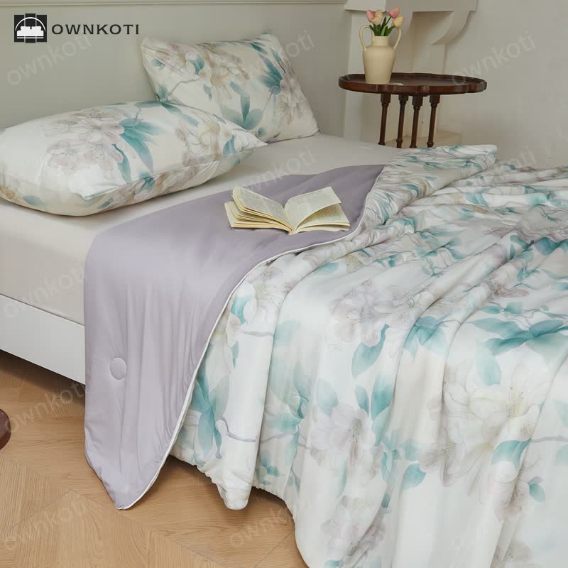 Refresh Floral Cooling Breathable Quilt