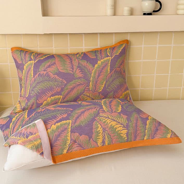 Rustic Rainforest Leaf Reversible Breathable Quilt