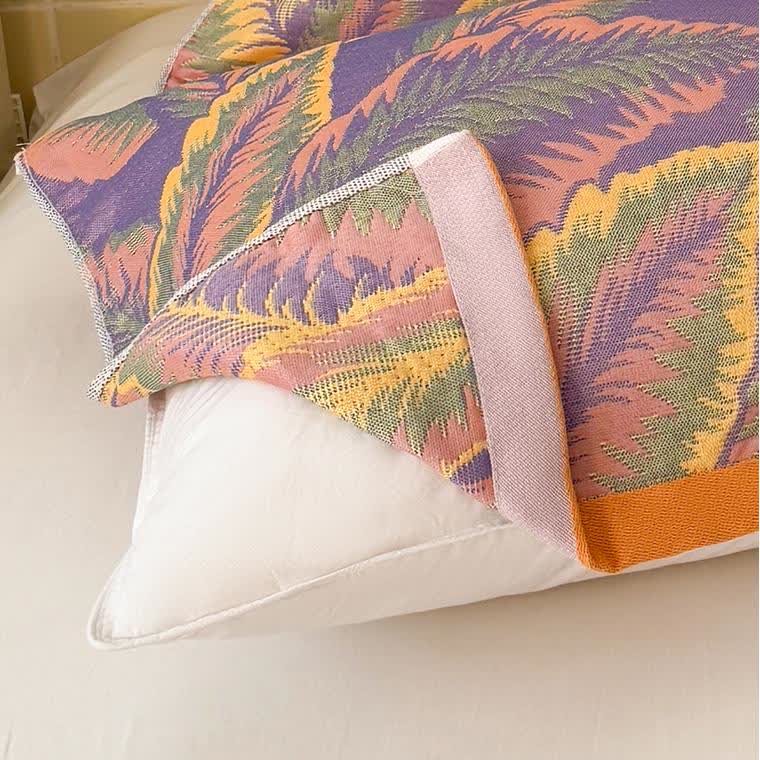 Rustic Rainforest Leaf Reversible Breathable Quilt