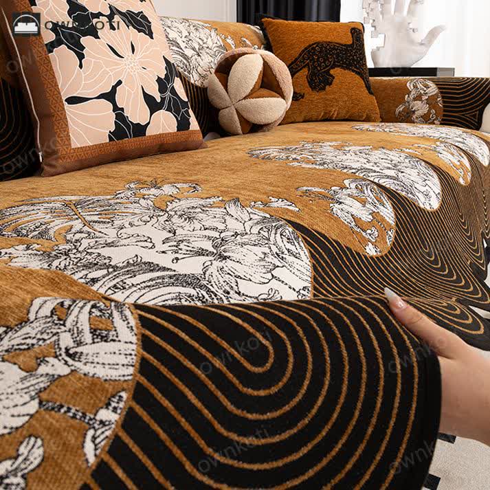 Vintage Chenille Anti-slip Sofa Cover