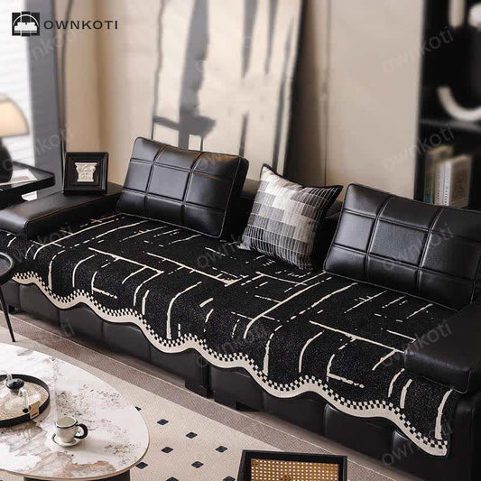 Modern Luxury Wavy Non-slip Sofa Cover