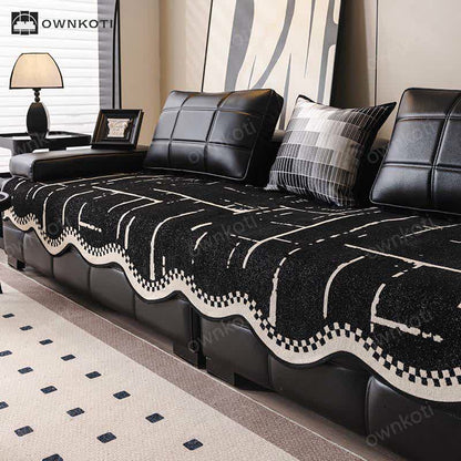Modern Luxury Wavy Non-slip Sofa Cover