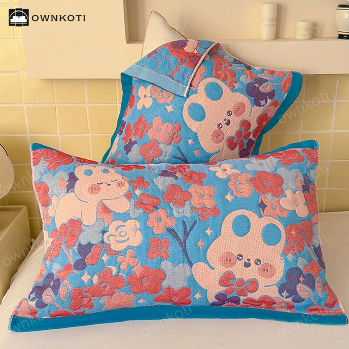 Cute Style Cotton Gauze Soft Quilt