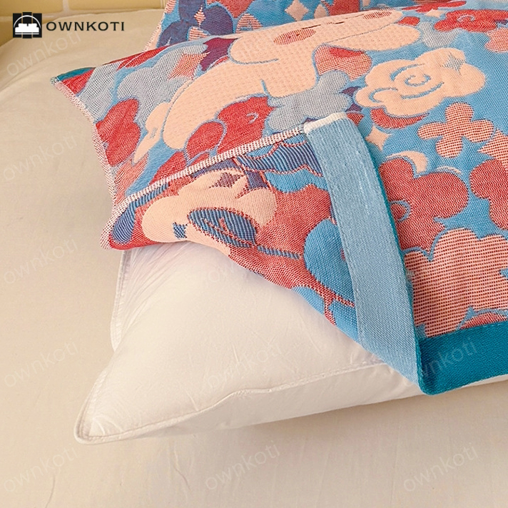 Cute Style Cotton Gauze Soft Quilt