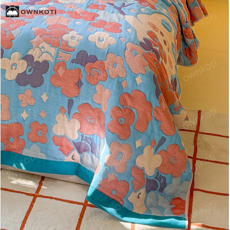 Cute Style Cotton Gauze Soft Quilt